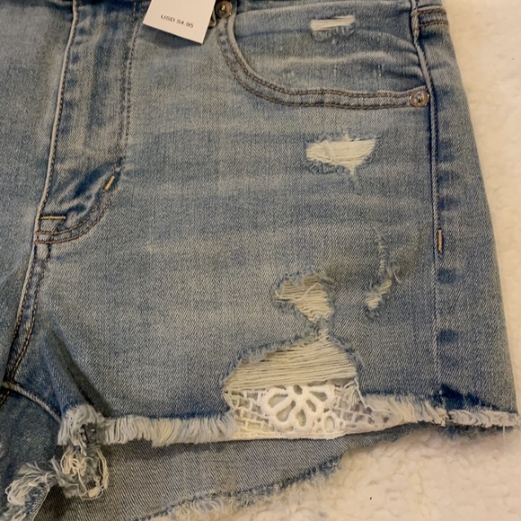 American Eagle shorts blue size 8 - Picture 4 of 6